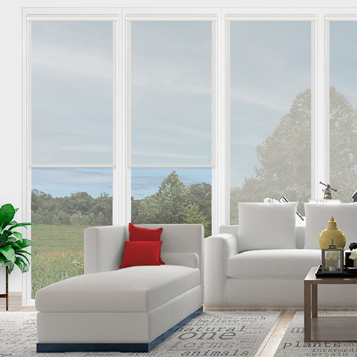 Sheer Ghost White Roller Shade Lifestyle Conservatory Blinds
