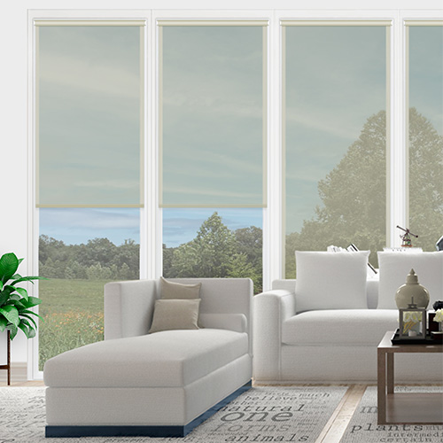 Sheer Natural Cream Roller Shade Lifestyle Conservatory Blinds
