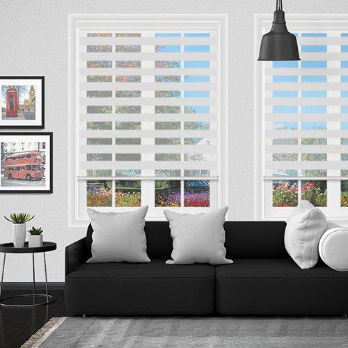 Glow White Dual Shade Lifestyle Day & Night Blinds