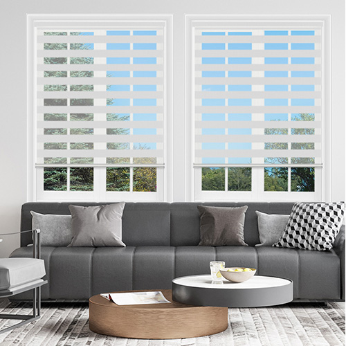 Luminary Silver Dual Shade Lifestyle Day & Night Blinds