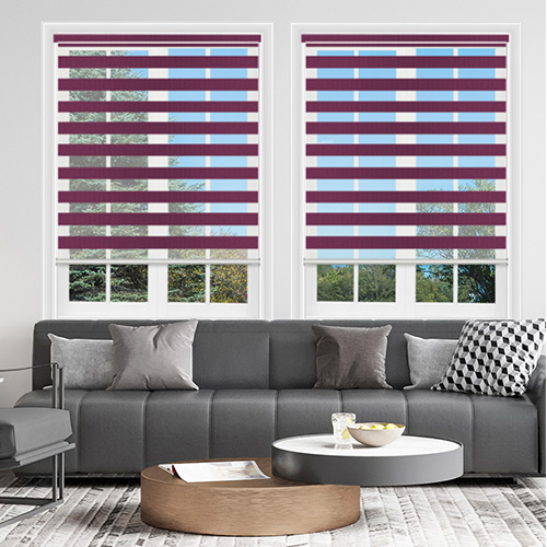 Lustre Bordeaux Dual Shade Lifestyle Day & Night Blinds