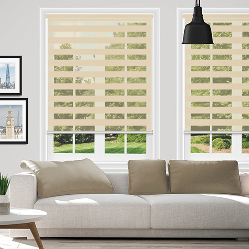 Shades Pecan Dual Shade Lifestyle Day & Night Blinds