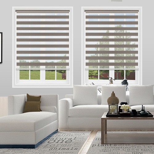 Vision Taupe Dual Shade Lifestyle Day & Night Blinds