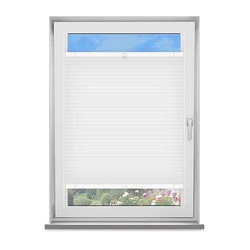 Bowery Blanc Dimout Cellular Lifestyle Fit to Frame Blinds