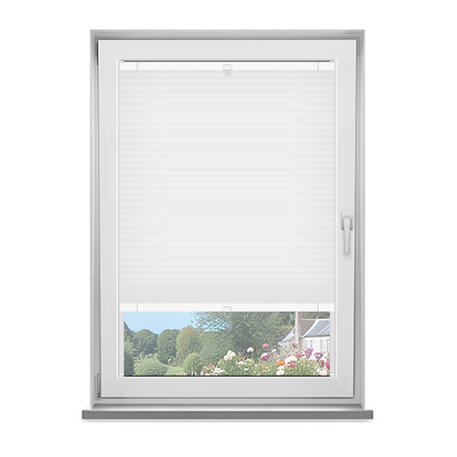 Bowery Blanc Dimout Cellular Lifestyle Fit to Frame Blinds