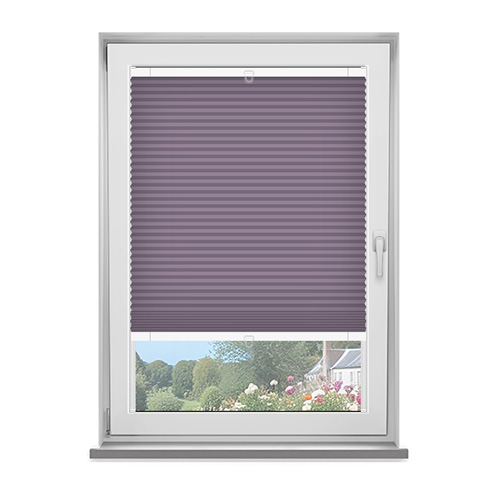 Kana Amethyst Dimout Pleated Lifestyle Fit to Frame Blinds