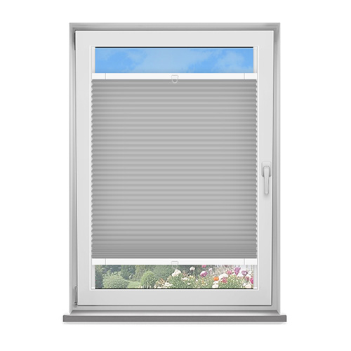 Kana Obsidian Black Dimout Pleated Lifestyle Fit to Frame Blinds