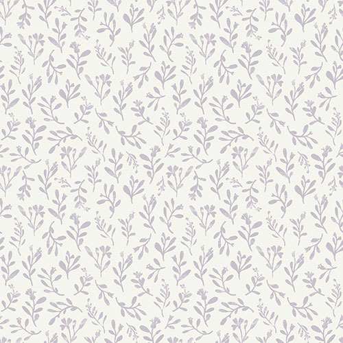 GripFit Sprigs Lilac Dimout Grip Fit Blinds