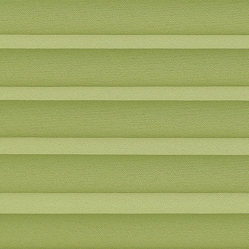 Clic No Drill Leto Light Green INTU Pleated Blinds