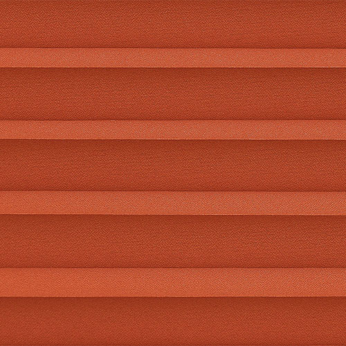 Clic No Drill Leto Red INTU Pleated Blinds