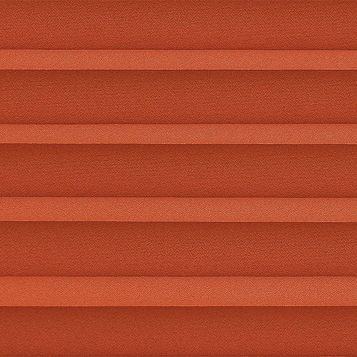 Clic No Drill Leto Red INTU Pleated Blinds