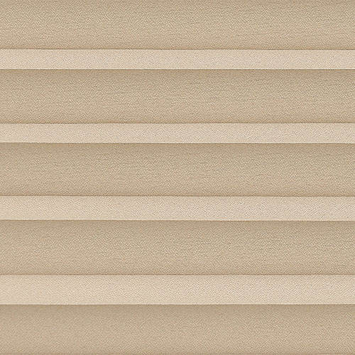 Clic No Drill Leto Sand INTU Pleated Blinds