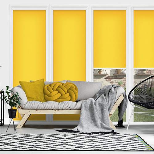 Carnival Amber Dimout Lifestyle INTU Roller Blinds