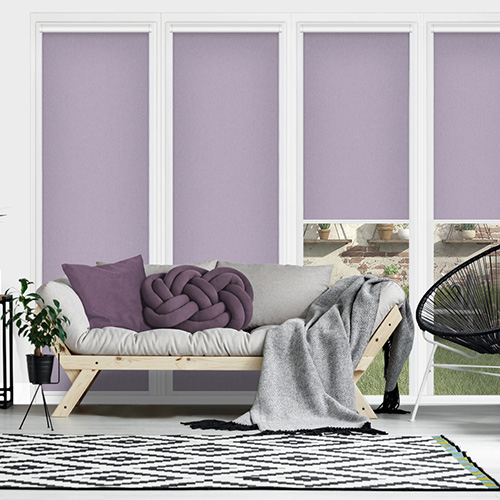 Carnival Wisteria Dimout Lifestyle INTU Roller Blinds