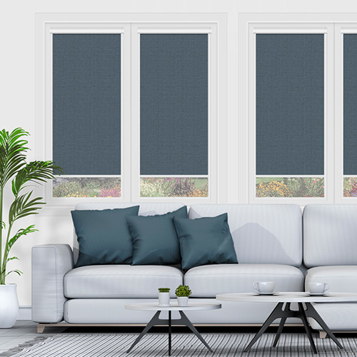 Iona Blockout French Blue Lifestyle INTU Roller Blinds