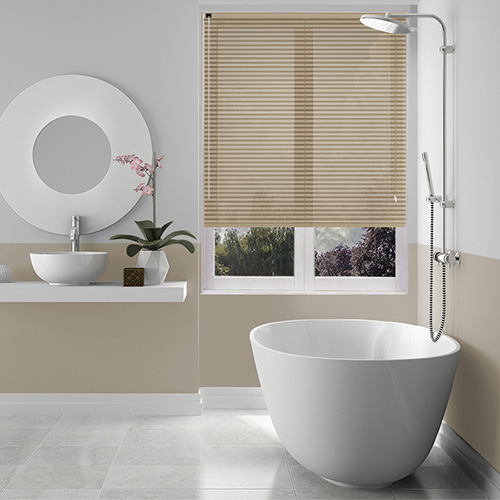 Beige 25mm Aluminium Lifestyle New Blinds