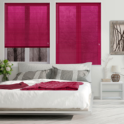 Cerise 25mm Aluminium Lifestyle New Blinds