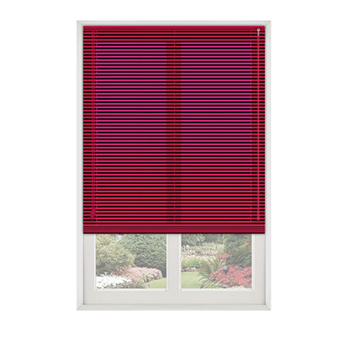 Cerise 25mm Aluminium Lifestyle New Blinds
