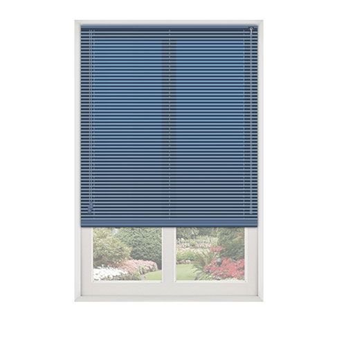 Electra Blue 25mm Aluminium Lifestyle New Blinds