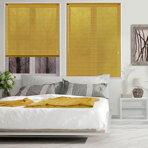 Electra Gold 25mm Aluminium Lifestyle New Blinds
