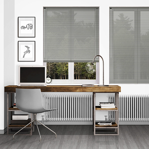 Grey Filtra 25mm Aluminium Lifestyle New Blinds