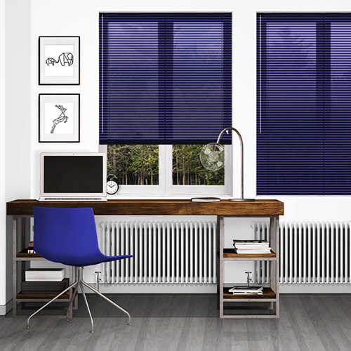 Navy 25mm Aluminium Lifestyle New Blinds