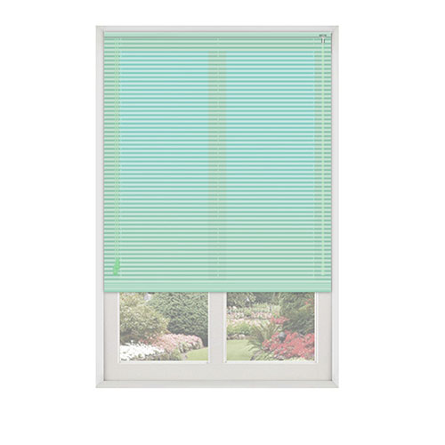 Powder Green 25mm Aluminium Lifestyle New Blinds