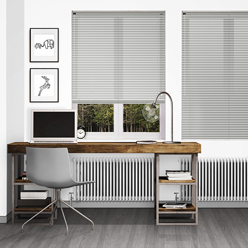 Shadow Grey 25mm Aluminium Lifestyle New Blinds