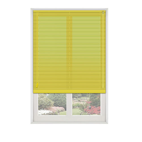 Yellow 25mm Aluminium Lifestyle New Blinds