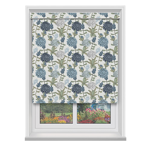 Dahlia Blue with Cassette Lifestyle New Blinds
