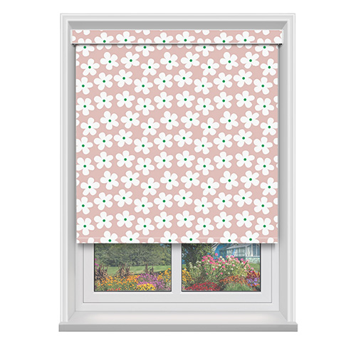 Daisy Pink with Cassette Lifestyle New Blinds