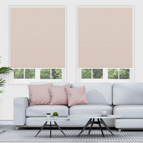 Batiste Rose Blackout Duette Lifestyle New Blinds