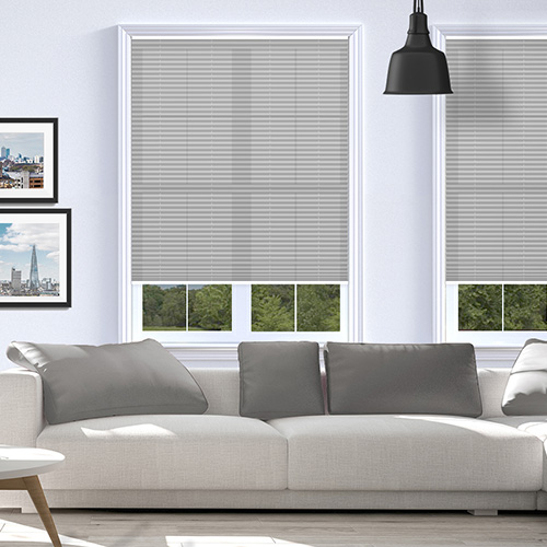 Hopsack Agate Gray Dim Out Duette Lifestyle New Blinds