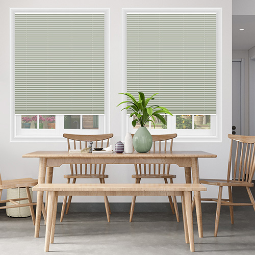 Linum Celery Blackout Duette Lifestyle New Blinds