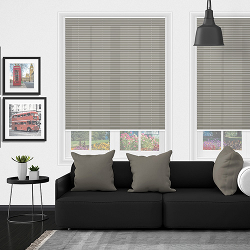 Linum Grey Cumulus Dimout Duette Lifestyle New Blinds