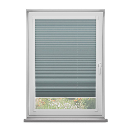 Elan Blue Grey Dimout Duette Lifestyle New Blinds