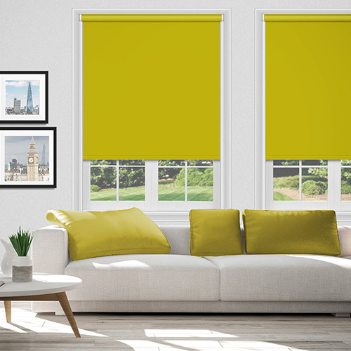 Electric Polaris Chartruese Blockout Lifestyle New Blinds