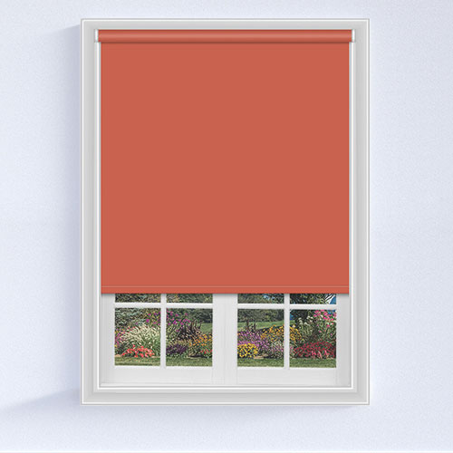 Electric Polaris Terracotta Blockout Lifestyle New Blinds