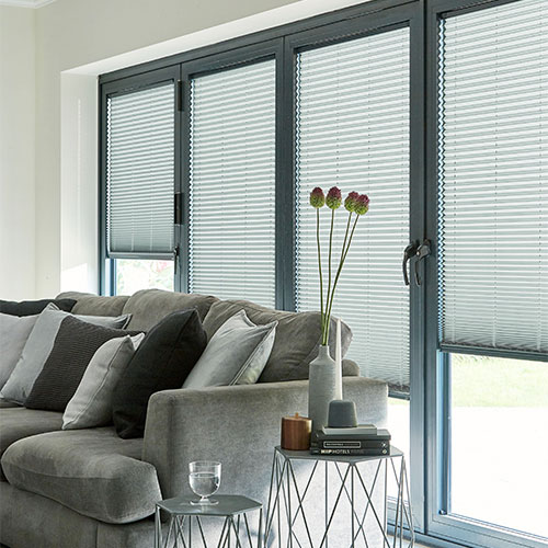Pleated Botanic White Lifestyle New Blinds