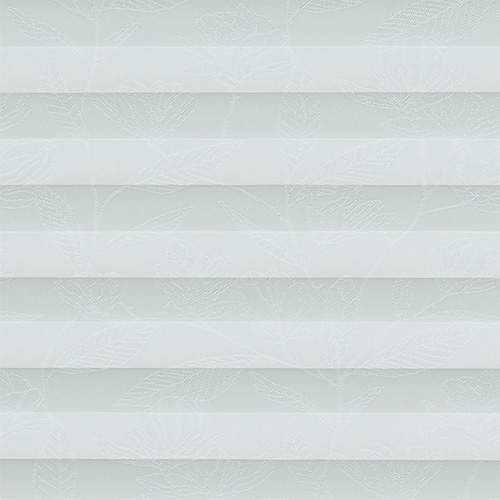 Pleated Botanic White New Blinds