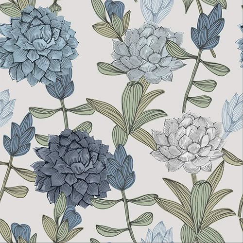 Dahlia Blue New Blinds