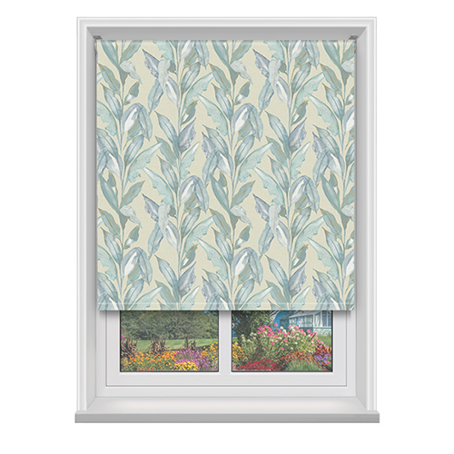Paradise Palm Blue Lifestyle New Blinds
