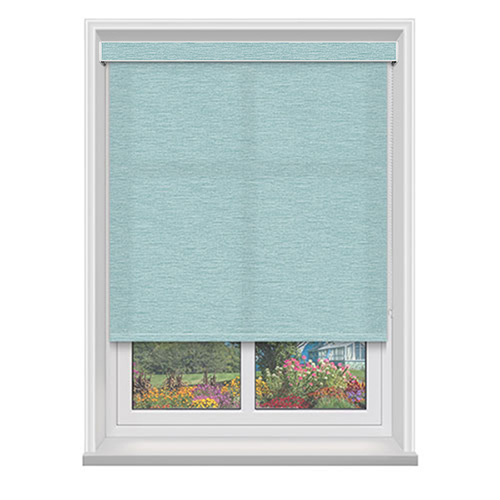 Piper Turquoise with Cassette Lifestyle New Blinds