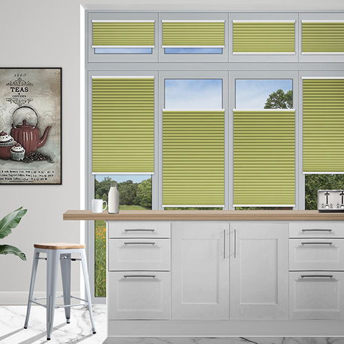 Duopleat Blackout Green Top Down Bottom Up Lifestyle New Blinds