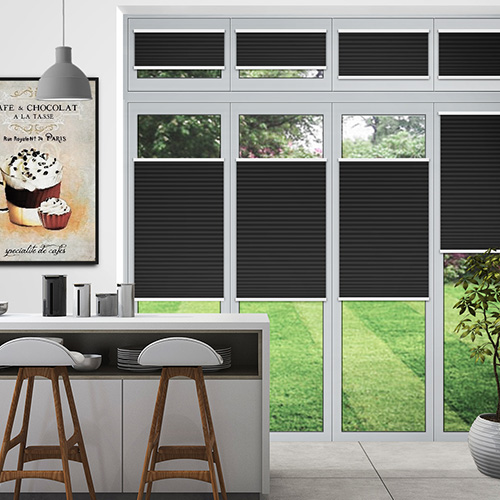 Duopleat Blackout Slate Grey Top Down Bottom Up Lifestyle New Blinds