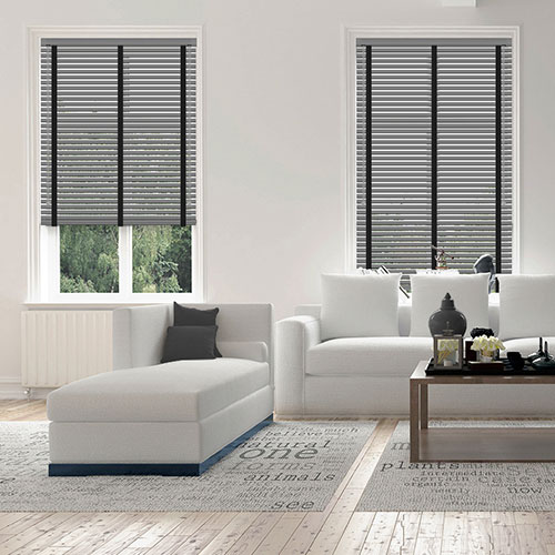 35mm Grey & Black Tape Lifestyle New Blinds