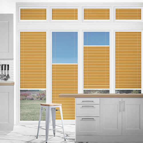 Blenheim Blockout Ochre Cellular Lifestyle New Blinds