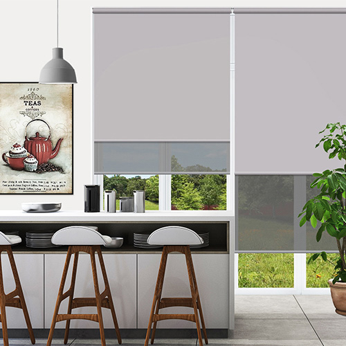 Double Roller Canvas & Cosmic Lifestyle New Blinds