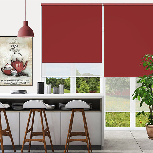 Double Roller Ruby & Cotton Lifestyle New Blinds