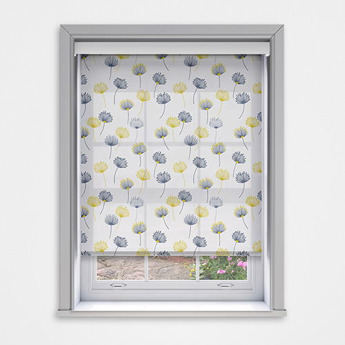 Calista Citrus Dimout with Cassette Lifestyle New Blinds